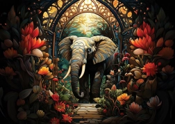 Puzzle Strażniczka kwiatów 1000 elementów ART PUZZLE