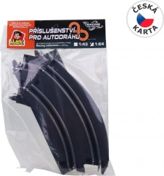 Części zamienne do toru wyścigowego 1:64 - 4 sztuki