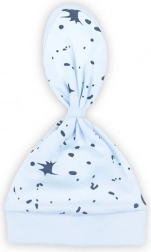 Niemowlęca bawełniana czapeczka–chustka Nicol Max