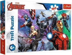 Puzzle 160 elementów MARVEL Avengers – zawsze gotowi bohaterowie