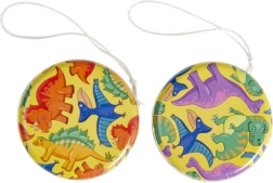 Metalowe jojo z motywem dinozaurów