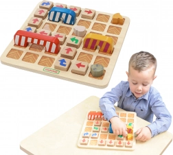 masterkidz kodująca gra logiczna znajdź drogę do sera