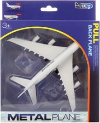 Metalowy samolot na baterie z napędem typu pull-back