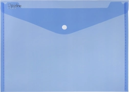 Koperta z zatrzaskiem A5 Opaline niebieska, opakowanie 5 szt.
