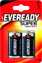 Energizer Eveready Super Heavy Duty baterie C (R14) 1,5 V – 2 szt.