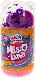 Misiolina plastelina – różowy i fioletowy zestaw z foremkami