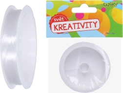 Przezroczysta żyłka do koralików 0,3 mm, 55 m