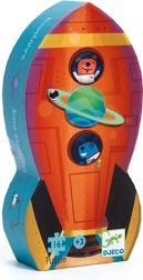 Puzzle Kosmiczna rakieta DJECO - 16 elementów