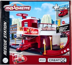 Garaż Majorette Creatix stacja ratunkowa z pojazdem