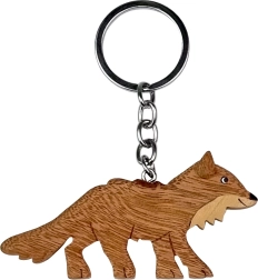 Drewniany brelok lis – duży – 2Kids Toys