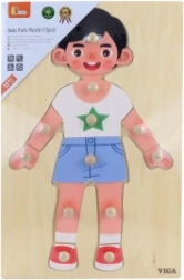 Drewniana układanka – chłopiec