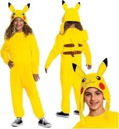 Dziecięcy kostium POKEMON Pikachu kigurumi 127–136 cm (7–8 lat)