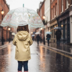 Przezroczysty parasol dziecięcy Tinyly od DJECO