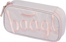 Szkolny piórnik Kremowy