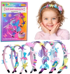 Kreatywny zestaw DIY do tworzenia opasek – syrenka i muszelki