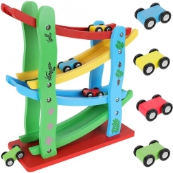 Drewniana tor wyścigowy dla samochodów