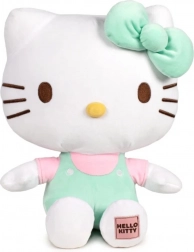 Hello Kitty pluszowa zabawka z naszywką 32 cm – zielona