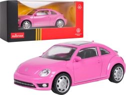 Metalowy model Volkswagen Beetle różowy 1:43 RASTAR