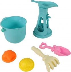 Kolorowy zestaw z młynkiem do piasku