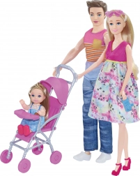 Lalka w ciąży z rodziną 30 cm