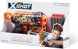 X-Shot Skins Flux – piankowy pistolet Game Over (8 strzałek)