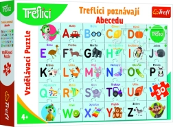 Puzzle Trefliki poznają alfabet 30 części
