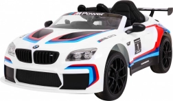 dziecięcy elektryczny samochodzik BMW M6 GT3 z pilotem, MP3 i światłami LED – biały