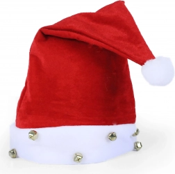 Świąteczna czapka z dzwoneczkami