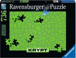 Puzzle RAVENSBURGER KRYPT neonowo zielone, 736 elementów