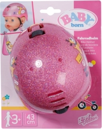 kask rowerowy dla lalki Baby Born 43 cm