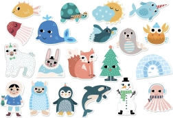 Vilac Drewniane magnesy Wyspa