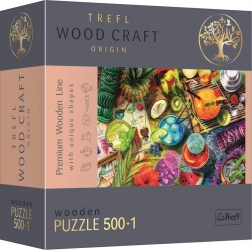 Puzzle Kolorowe koktajle TREFL Wood Craft Origin 501 elementów