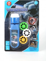 Latarka i projektor kosmiczny – dziecięcy zestaw projekcyjny