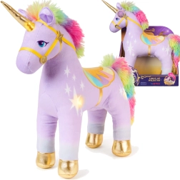 Pluszowy jednorożec WILDSTAR ze światłem 35 cm – UNICORN ACADEMY