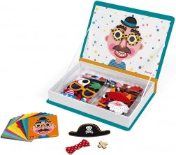 JANOD Magnetibook Zabavne twarze - Chłopcy