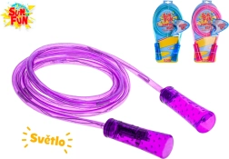Sun Fun świecąca skakanka z LED dla dzieci 210 cm
