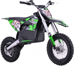 Elektryczny pit bike zielony 1000 W, 36 V