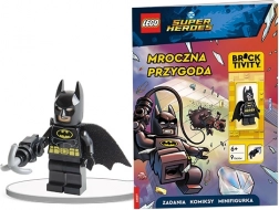LEGO DC COMICS Super Heroes: Mroczne przygody – interaktywna książka z minifigurką Batmana