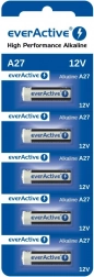 Baterie alkaliczne 27A 12V, blister 5 szt. everActive