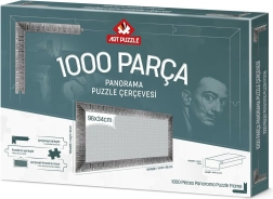 Rama do puzzli 96x34 cm srebrna