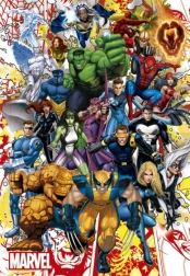 EDUCA Puzzle Bohaterowie Marvel 500 elementów