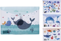 Teczka z zatrzaskiem Morski świat 35,8 × 26 cm