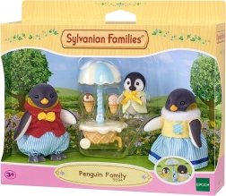 Sylvanian Families rodzina pingwinów z wózkiem z lodami