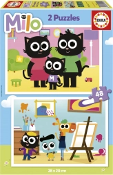 Puzzle Milo 2x48 elementów od EDUCA
