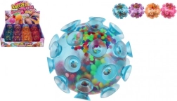 Antystresowa ściskana piłeczka z przyssawkami 7 cm