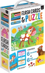 Lisciani edukacyjne puzzle i karty Farma