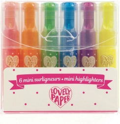 Żelowe mini zakreślacze Djeco