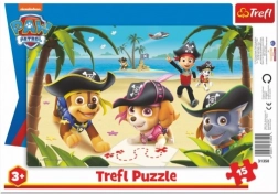 puzzle przyjaciele z Psiego Patrolu 15 elementów 33 × 23 cm