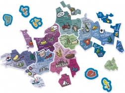 Jeujura Magnetyczna mapa Francji