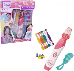 Zestaw koralików do włosów z akcesoriami na baterie